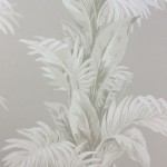 Nina Campbell Palmetto NCW4274-03 Grey palm leaf wallpaper