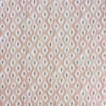 Nina Campbell Beau Rivage NCW4301-02 Taupe and white on a pink background
