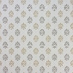 Nina Campbell Camille NCW4303-04 Grey and beige on a white background
