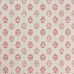 Nina Campbell Camille NCW4303-05 Coral and pink on a white background
