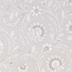 Nina Campbell Baville NCW4351-06 grey and chalk on a grey background
