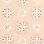 Nina Campbell Garance NCW4354-01  silver and white on a blush pink background