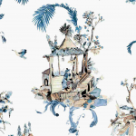 Nina Campbell Toile Chinoise NCW4497-03 Indigo