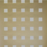Osborne & Little Quadrato W6038-01 Silver glitter on taupe.