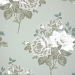 Nina Campbell Rosa Alba NCW4033-03 In washed greens and greys.