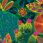 Jannelli & Volpi LITHOPS  JV-7240 Green, yellow / mustard,  orange red, fuchsia pink, blue, purple, t...