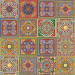Dolce & Gabbana CARRETTO - PANEL TCW002TCAHPUC085 A dazzling array of colours including red, green, blue, yellow, and...