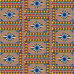 Dolce & Gabbana GEO CARRETTO - PANEL TCW003TCAHPUC072 A striking combination of primary colours, red, blue, yellow, and g...
