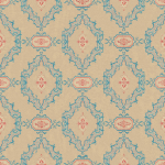 Mind The Gap THE BAR TAPESTRY WP30178 Features a soft beige background with accents of vibrant red and tu...