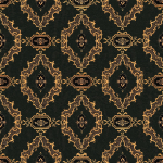 Mind The Gap THE BAR TAPESTRY WP30179 The dark colourway showcases a deep charcoal background with intric...
