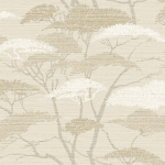 Today Interiors SANCTUARY TR71405 Light beige base with delicate trees evokes calm, natural brightnes...
