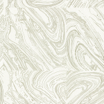Osborne & Little Travertino CW6000-06 Pearl metallic with gold and white striations.