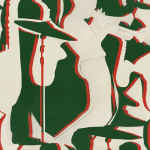 Mind The Gap TRIPPING WP30247 Cream, Green. Red