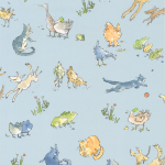 Osborne & Little Quentin's Menagerie W6063-02 Pale Blue