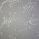 Osborne & Little Komodo W6300-03 Grey and silver