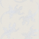 Osborne & Little Komodo W6300-04 Off white and silver