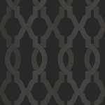 Osborne & Little Cannetille W6434-03 In silver glitter on matte black.