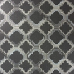 Osborne & Little Quatrefoil W6586-03 Cacao/Gilver