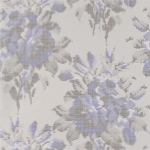 Osborne & Little Pot Pourri W6598-03 Blues and greys on grey pearl.