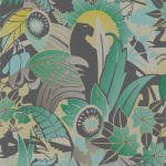  Fantasque - Green Wallpaper W6890-04