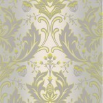 Matthew Williamson Viceroy W6954-01 Dark and light grey with green-yellow detail