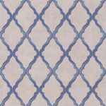 Matthew Williamson Jali Trellis W6957-05 Stone and light indigo