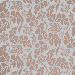 Osborne & Little British Isles Damask W7219-01 Stone/Copper
