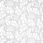 Osborne & Little British Isles Damask W7219-02 Pearl/Ivory
