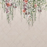 Osborne & Little Eucalyptus W7613-03 Linen / Coral