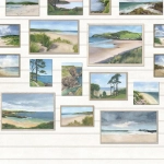 Osborne & Little Seascape W7681-01 Ivory