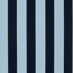 Osborne & Little Regency Stripe W7780-04 Navy / Sky - Navy and sky blue