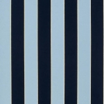 Osborne & Little Regency Stripe W7780-04 Navy / Sky - Navy and sky blue