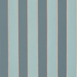 Osborne & Little Regency Stripe W7780-07 Duck Egg / Copper