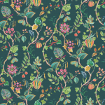 Osborne & Little Mythica W7816-01 Mallard - Deep Teal
