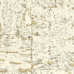 Osborne & Little Kanoko Cork W7820-01 Ivory - White /Gold