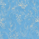 Mind The Gap WALLFLOWER WP20820 A serene mix of sky blue and white on a blue background.
