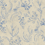 Mind The Gap WALLFLOWER WP20824 A calming combination of soft cream and periwinkle blue on a cream ...