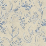 Mind The Gap WALLFLOWER WP20824 A calming combination of soft cream and periwinkle blue on a cream ...