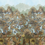  Waterfalls - Multi Colour Wallpaper TD0101-03