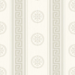 Today Interiors MEDALLION WH40125 A softer, understated colourway with ivory and matte grey tones, ac...