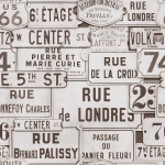 Mind The Gap Street Signs WP20034 Brown, Sepia