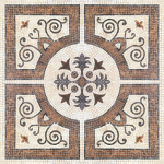 Mind The Gap Byzantine Tile WP20060 Beige, Brown, Grey
