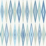 Today Interiors THE KEYS WTK20000-WTK20008 WTK20002 Shades of navy, sky blue, and white for a cool, calming effect.