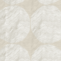 Marimekko ISOT KIVET NÄKKI - Brown & Beige Wallpaper
