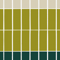Marimekko TIILISKIVI - Green Wallpaper