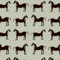 Marimekko MUSTA TAMMA