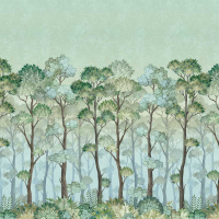 Timeless Design Hinoki Forest Mural