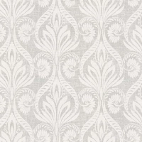  Shades of White Damask Textile