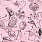 Pink & Purple Wallpaper PCL663/03