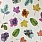 Aqua & Blue Wallpaper W7020-04